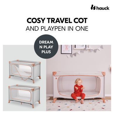 Детский манеж Hauck Dream N Play Plus Dusty Cork