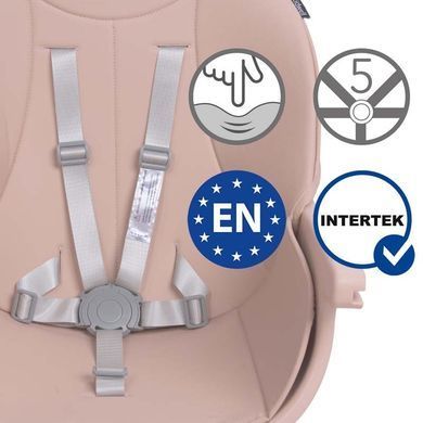 Стілець для годування 4в1 Kidwell Eatan pink