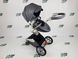 Универсальная коляска 2в1 Hot Mom 2020 темно-серая 360 градусов