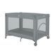 Манеж Lionelo AMELIE GREY CONCRETE з компактним складанням, легка вага, сумка для транспортування, матрац із піни T25