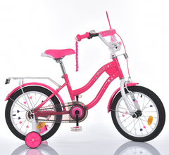 Велосипед дитячий PROF1 14д. MB 14062 малиновий від 3-х років