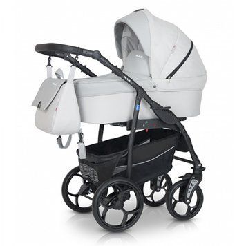 Коляска 3 в 1 Verdi Max Plus 9023-VMP-04, 04, сірий/білий