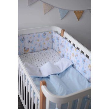 Постільний комплект для дитячого ліжечка Baby Veres Easy collection Sleepy Moon blue 6 предметів