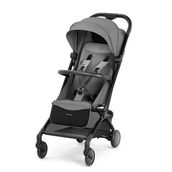 Прогулочная коляска Kinderkraft Pilot 2 Platinium Gray (KSPILO02GRY0000) размер ручной клади, легкая и компактная, автоматическая сборка