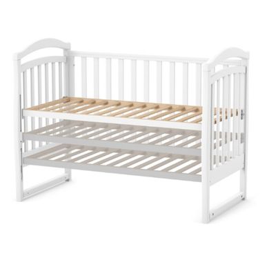 Дитяче ліжечко Верес Соня ЛД6 біло-графітовий
