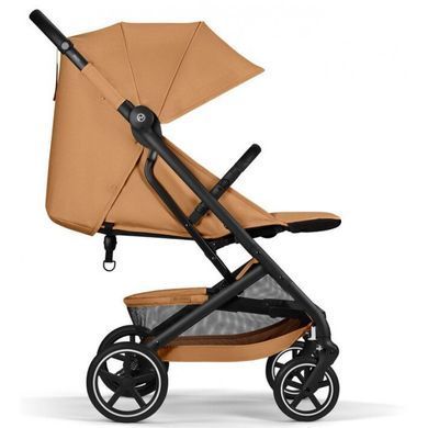 Прогулочная коляска Cybex Beezy Cinnamon Yellow 2026 с амортизацией, компактно складывается, регулировка спинки к горизонтальному положению