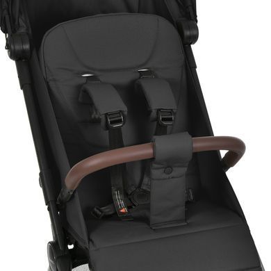 Прогулочная коляска El Camino ROOVE ME 1230 Black с автоматической сборкой, амортизация передних и задних колес, съемный бампер