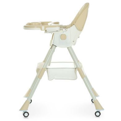 Стульчик для кормления BAMBI M 6302 Beige компактная сборка и съемный поднос