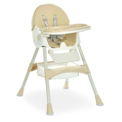 Стульчик для кормления BAMBI M 6302 Beige компактная сборка и съемный поднос