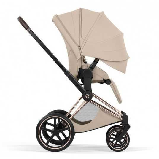 Коляска 2в1 Cybex Priam Style Collection 5.0 Cozy Beige шасі