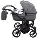 Коляска 2 в 1 для двойни Adamex Leo Duo Tip TК-57 Graphite