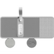 Подогреватель для детской бутылочки Lionelo THERMUP GO GREY SILVER 5 уровней температуры, компактные размеры, экран, питание через USB-C