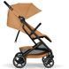 Прогулочная коляска Cybex Beezy Cinnamon Yellow 2026 с амортизацией, компактно складывается, регулировка спинки к горизонтальному положению