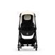 Прогулянкова коляска Cybex Melio Carbon Canvas White легка, реверсивний прогулянковий блок новинка 2025
