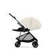 Прогулянкова коляска Cybex Melio Carbon Canvas White легка, реверсивний прогулянковий блок новинка 2025