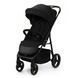 Прогулочная коляска Kinderkraft Trig 3 Onyx Black большие колеса, система CLICK & FOLD