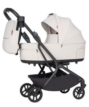 Коляска 2в1 CARRELLO Magia 2.0 CRL-6655 Laguna Beige для подорожей, у літак, люлька складається разом із шасі