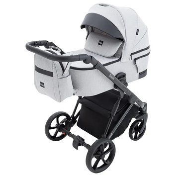 Коляска 2 в 1 Bair Zoom Soft, светло-серый (BZ-03)