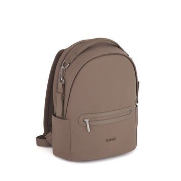Рюкзак для мами Anex Brown з матрациком для сповивання та універсальними ременями для кріплення
