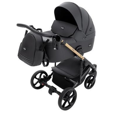 Коляска 2 в 1 Bair Onyx Eco, чорний (OE-01)