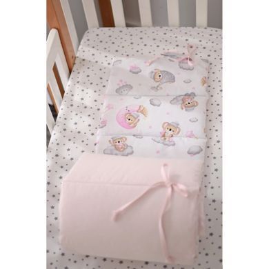 Постельный комплект для детской кроватки Baby Veres Easy collection Sleepy Moon pink 6 предметов