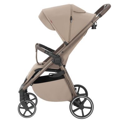 Прогулочная коляска Carrello Bravo M/Lite CRL-5529 Glossy Beige с подсветкой, легкая коляска
