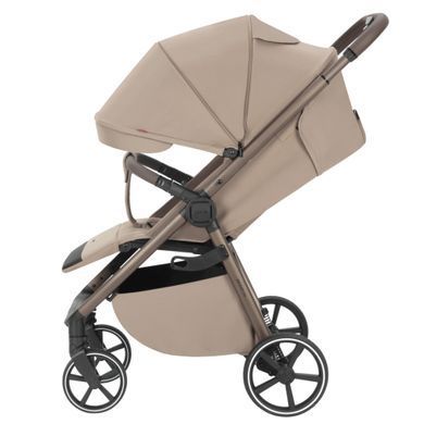 Прогулочная коляска Carrello Bravo M/Lite CRL-5529 Glossy Beige с подсветкой, легкая коляска