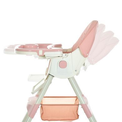 Стільчик для годування BAMBI M 6302 Pink компактне складання та знімна таця
