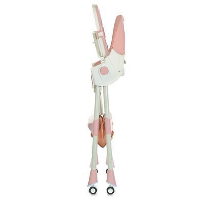Стільчик для годування BAMBI M 6302 Pink компактне складання та знімна таця