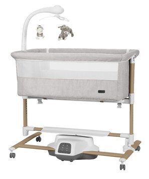 Приставне дитяче ліжечко-гойдалка Carrello Bloom CRL-10304 Silk Beige