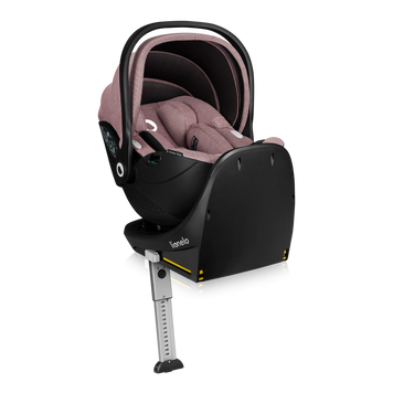Автокресло Lionelo MOXIE I-SIZE SET Pink Mauve + ISOFIX база (новинка 2025)