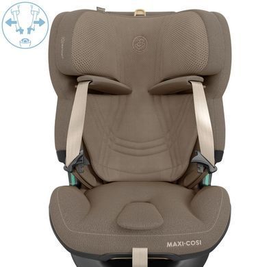 Автокресло Maxi Cosi Emerald 360 Pro Authentic Truffle поворотное, G-CELL, встроенная база ISOFIX