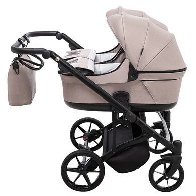 Коляска 2 в 1 для двойни Adamex Leo Duo Tip TK-72 Capuchino