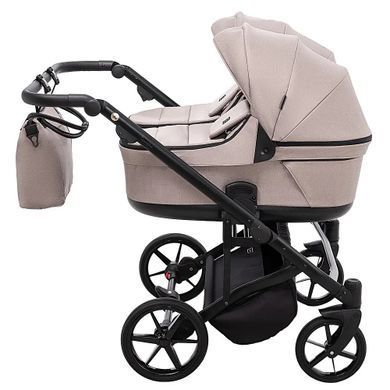 Коляска 2 в 1 для двойни Adamex Leo Duo Tip TK-72 Capuchino