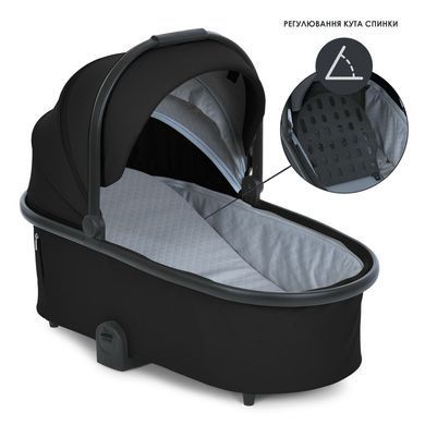 Універсальна коляска 2в1 El Camino Prestige ME 1124-2 Black