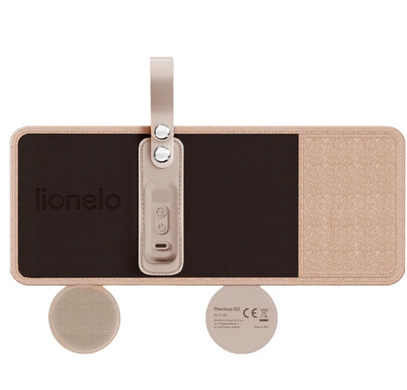 Підігрівач для дитячої пляшечки Lionelo THERMUP GO BROWN CHOCOLATE 5 рівнів температури, компактні розміри, екран, живлення через USB-C