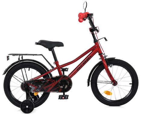 Велосипед детский PROF1 14д. MB 14011-1 красный для детей от 3-х лет