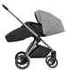 Прогулочная коляска CARRELLO Ultra CRL-5525 Silk Grey BF с большими колесами и реверсивным прогулочным блоком