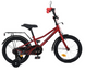 Велосипед дитячий PROF1 14д. MB 14011-1 червоний для дітей від 3-х років