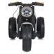 Дитячий електромотоцикл Bambi Racer M 5048EL-1 чорно-білий з акумулятором, 2 мотори, передні та задні фари зі світлом, музика