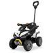 Дитячий електричний квадроцикл-толокар 3в1 Bambi Racer M 6427EBLR-1 білий з батьківською ручкою, передні фари зі світлом, пульт дистанційного керування