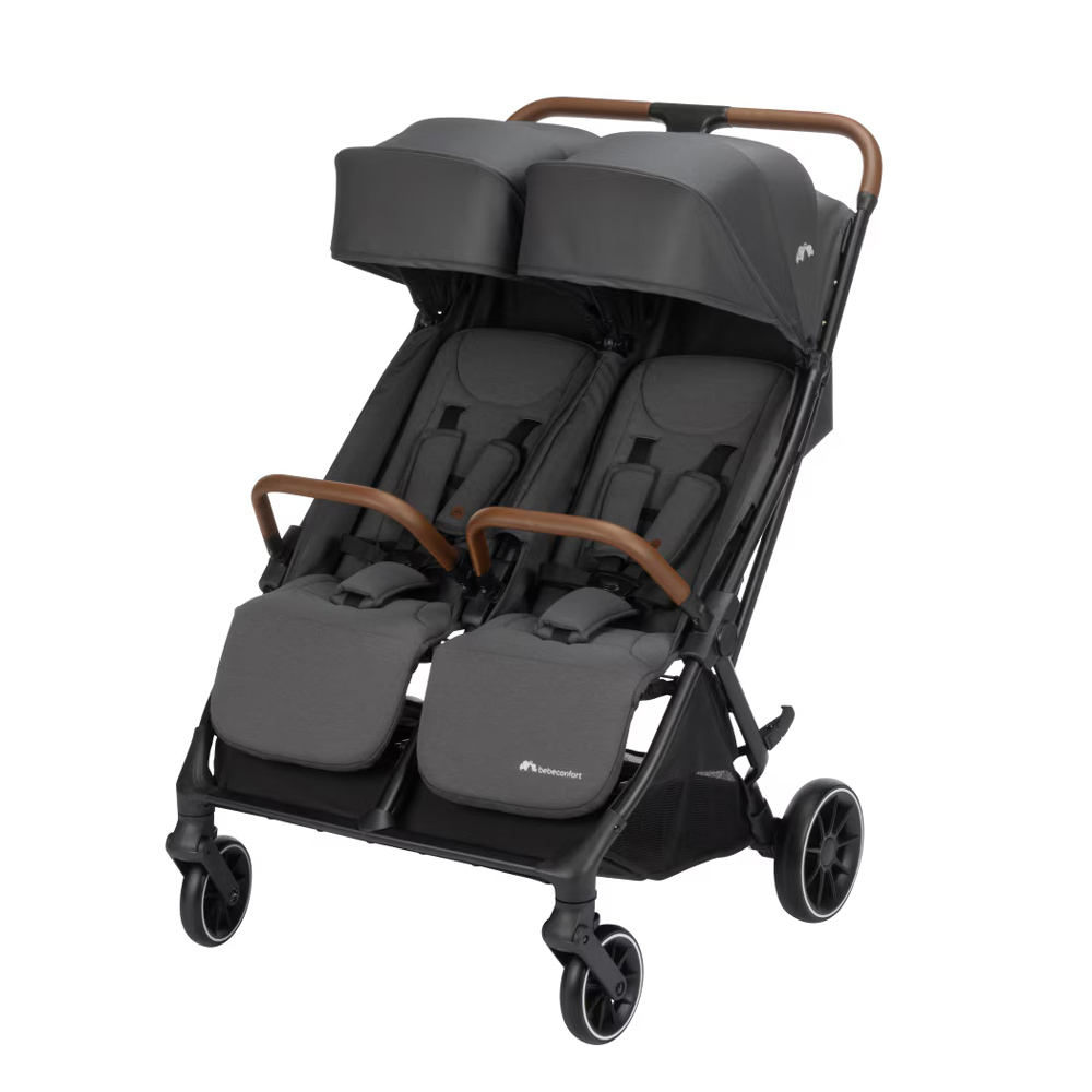 новинка 2026 года для новорождённой двойни коляска прогулочная BEBE CONFORT Mane Mineral Graphite