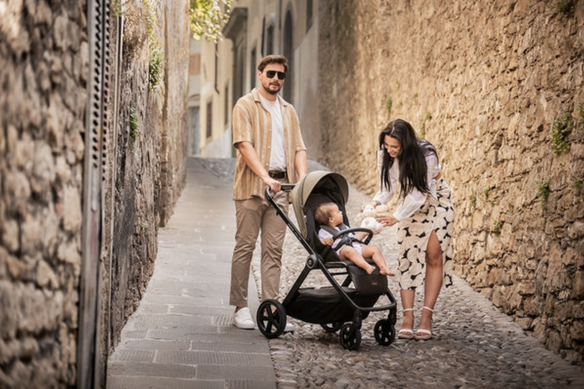 коляска з гелевими колесами, що складається однією рукою Espiro Only Way