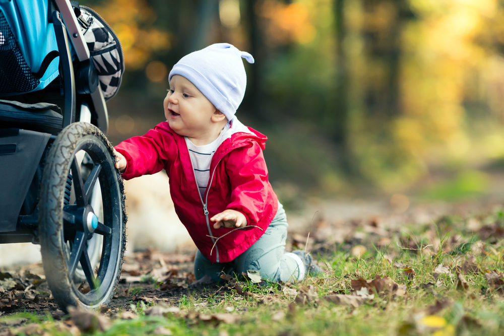 Этапы чистки детской коляски