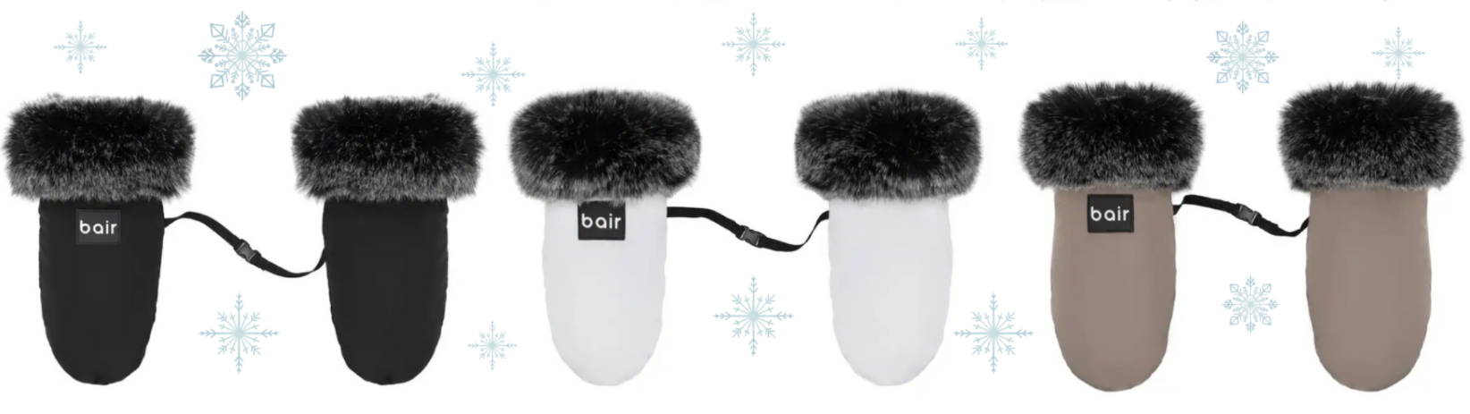 зимние перчатки для мамы в коляске Bair Northmuff