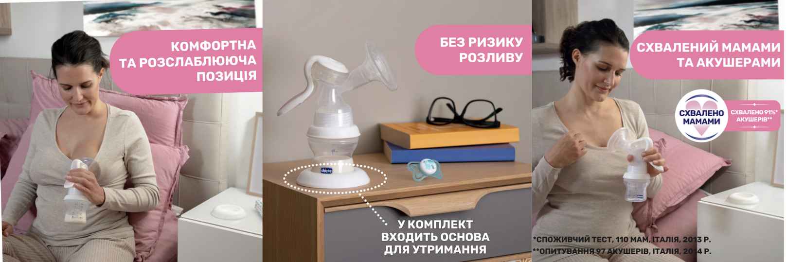 Ручний молоковідсмоктувач Chicco Natural Feeling & Well-Being