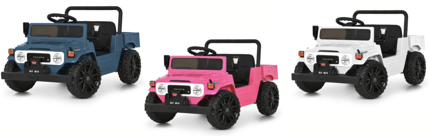 електромобіль для дітей новинка 2026 року Bambi Racer M 6308EBLR з пультом керування і фарами зі світлом